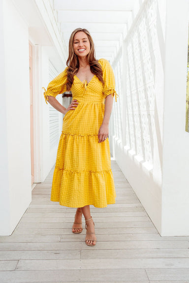 The Valerie Dress - Daffodil - Sparrow & Finch Boutique