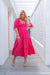 The Valerie Dress - Raspberry Plaid - Sparrow & Finch Boutique