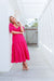 The Valerie Dress - Raspberry Plaid - Sparrow & Finch Boutique