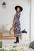 The Veda Dress - Royal Floral - Sparrow & Finch Boutique
