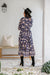 The Veda Dress - Royal Floral - Sparrow & Finch Boutique