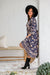 The Veda Dress - Royal Floral - Sparrow & Finch Boutique