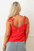 The Vera Top - Red - Sparrow & Finch Boutique