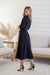 The Vienna Dress - Ebony - Sparrow & Finch Boutique