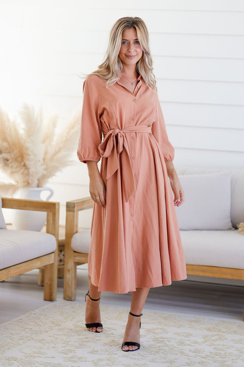 The Vienna Dress - Espresso
