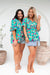 The Violet Top - Green Fiesta - Sparrow & Finch Boutique