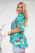 The Violet Top - Green Fiesta - Sparrow & Finch Boutique