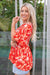 The Violet Top - Red Fiesta - Sparrow & Finch Boutique