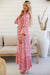 The Virgo Dress - Strawberry Punch - Sparrow & Finch Boutique