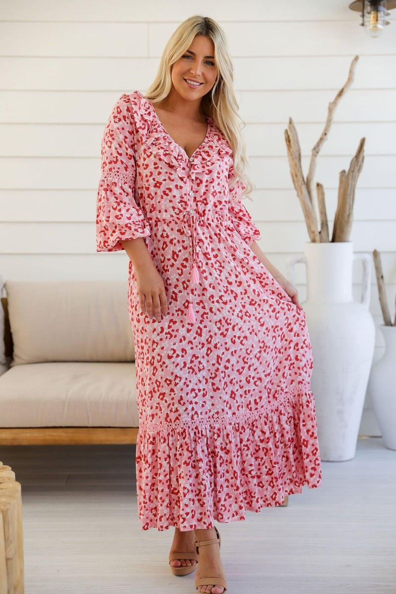 The Virgo Dress - Strawberry Punch