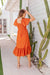 The Zella Dress - Burnt Orange - Sparrow & Finch Boutique