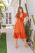 The Zella Dress - Burnt Orange - Sparrow & Finch Boutique