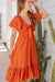 The Zella Dress - Burnt Orange - Sparrow & Finch Boutique