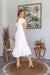 The Zella Dress - Snow - Sparrow & Finch Boutique