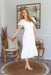 The Zella Dress - Snow - Sparrow & Finch Boutique