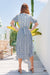 The Zephyr Dress - Blue Safari - Sparrow & Finch Boutique