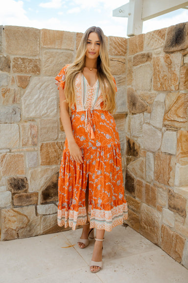 The Ember Dress - Rust - Sparrow & Finch Boutique