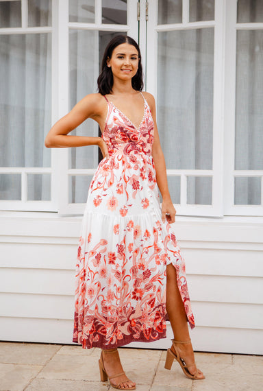 The Lalita Dress - Strawberry Fields - Sparrow & Finch Boutique