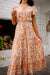 The Ember Dress - Apricot Delight - Sparrow & Finch Boutique