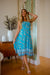 The Yvette Dress - Chicago Blue - Sparrow & Finch Boutique